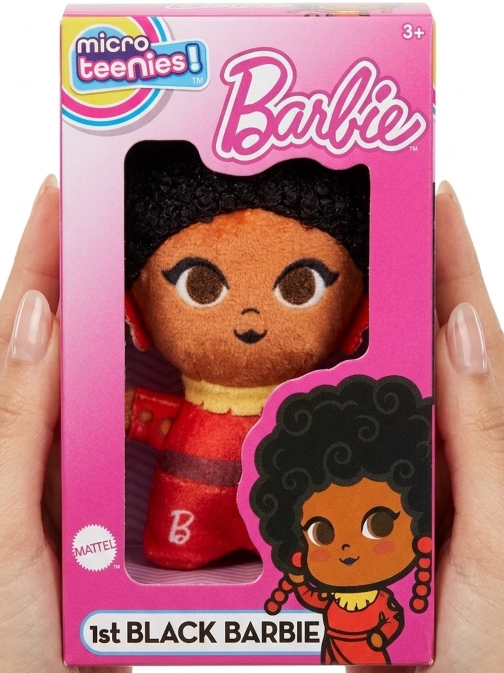 Barbie Micro Teenies 1st Black Barbie Plush
